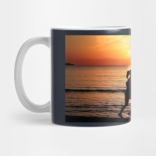 Alcudia beach majorca spain sunrise Mug